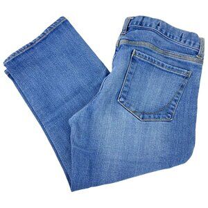 Paper Denim & Cloth Womens 31/12 Isabella Capri Jeans Medium Wash Denim Cropped